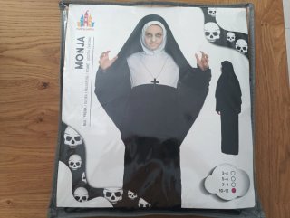 Disfraz Monja Halloween/Carnaval Talla 10- 12