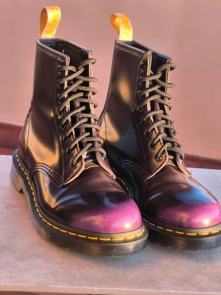 Botines Dr. Martens Veganos morado n° 38