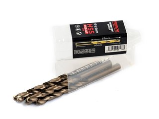Brocas HSS Cobalto 6mm DIN338 (5 uds)