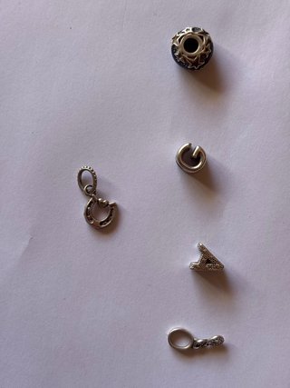 Lote Charms Pandora Plata