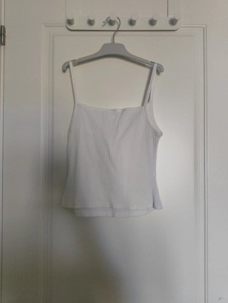 Top blanco mujer tirantes