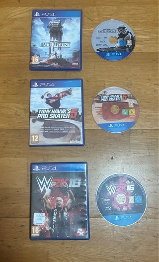 PS4 Star Wars Battlefront, Tony Hawk's Pro Skater