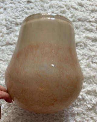 Jarrón Zara Home Cristal Marrón Naranja
