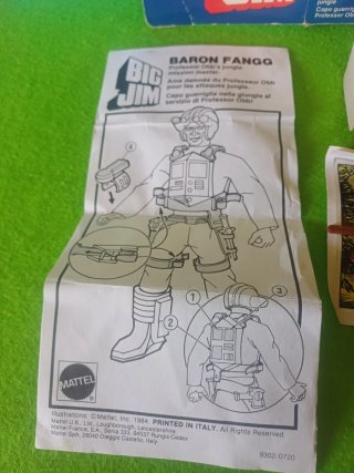 Big Jim 9302 Baron Fang Mattel