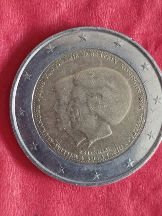 Moneda 2 Euros 2013 Países Bajos