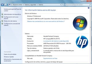 PC Completo HP Windows 7