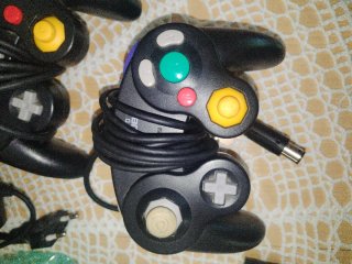 Nintendo Game Cube Negra + 2 Mandos + Super Mario