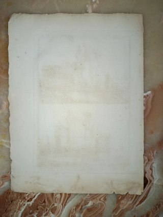 Grabado Antiguo S. XVIII Vidrio y Botellas Diderot