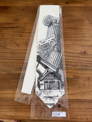 Corbata Fornasetti. Arquitectura Clásica Griega