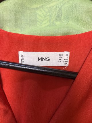Vestido naranja/rojo para ocasión especial