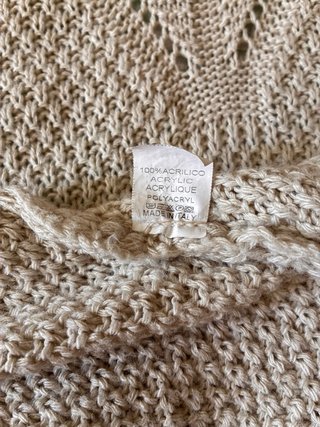Cárdigan beige talla única