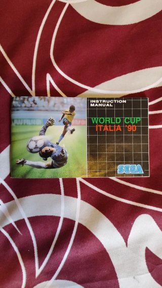 Manual Sega Megadrive World Cup Italia '90
