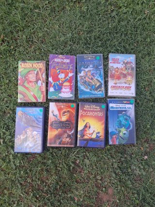 Lote 8 Cintas VHS Disney y DreamWorks