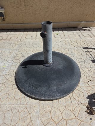Base para sombrilla exterior