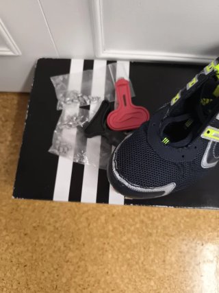 Zapatillas Atletismo Adidas Azul/Verde