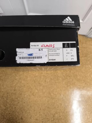 Zapatillas Atletismo Adidas Azul/Verde