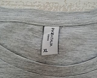 Maglietta Piazza Italia S/36/8 grigio/rosa