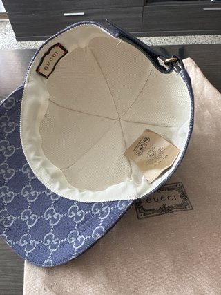 Gorra Gucci Azul y Dorada