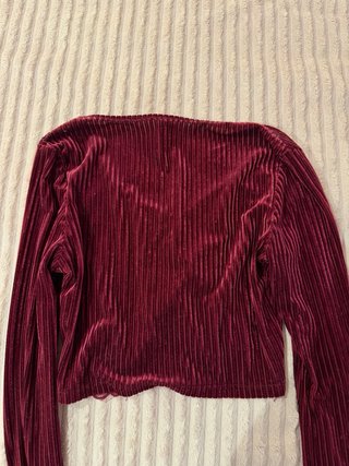 Top terciopelo Shein talla única