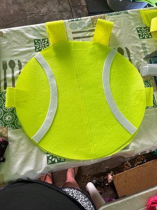 13 disfraces Pelota Tenis Niños