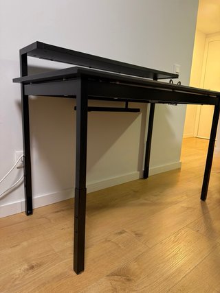Scrivania IKEA 120x60 cm Nero