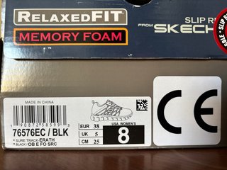 Skechers Work Relaxed Fit Sure Track Erath