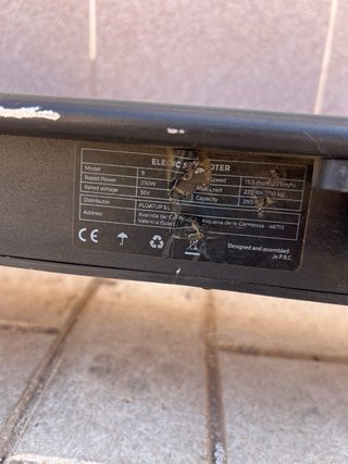 Patinete Eléctrico S9 Ess Watt