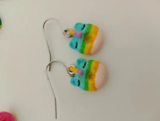 7 pares de pendientes fantasía