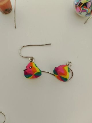 7 pares de pendientes fantasía