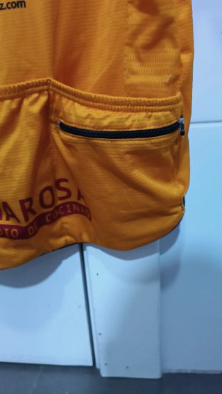 Maillot Ciclismo Atika Naranja/Burdeos Talla M