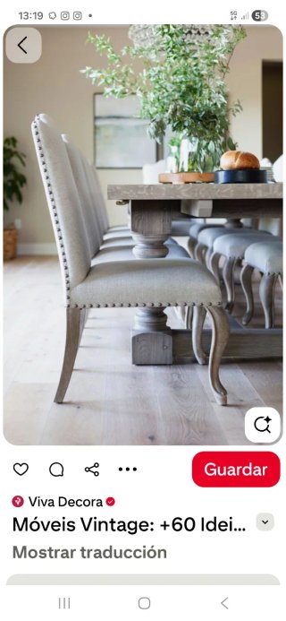Sillas Madera