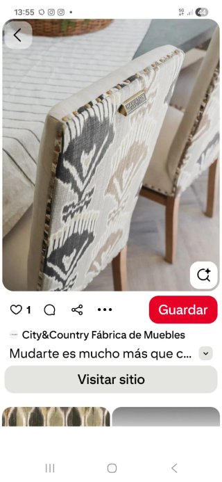 Sillas Madera