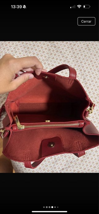 Bolso CAMPO MARZIO Piel Rojo