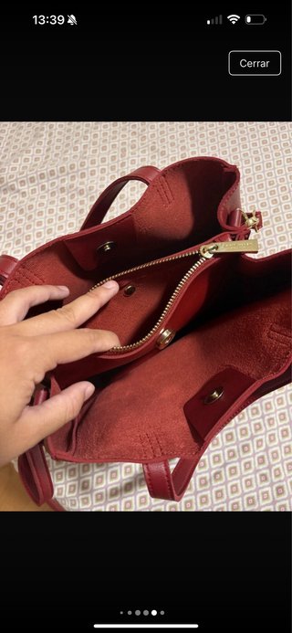 Bolso CAMPO MARZIO Piel Rojo
