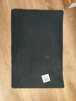 Felpudo alfombra negra para el hogar
