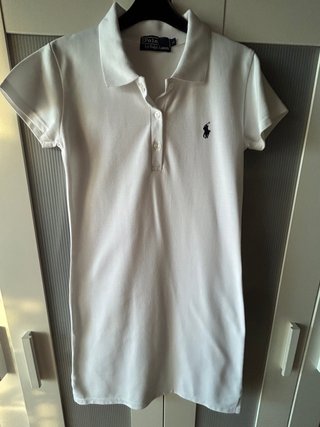 Polo Ralph Lauren Vestido Blanco Talla L