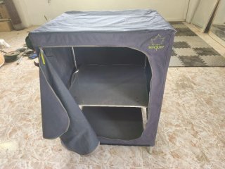 Mueble auxiliar tela camping