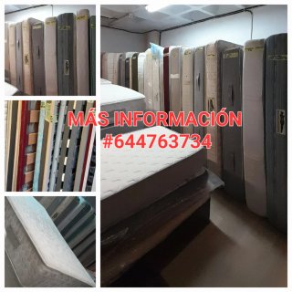 Camas, colchones individuales y matrimonio OFERTAS
