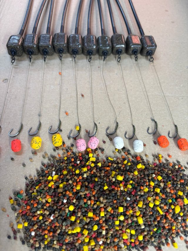 10 Bolsas PVA Carpfishing + 1 Líquido Cangrejo