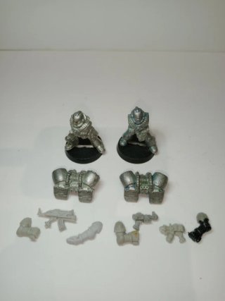 X2 marines espaciales de asalto metal oldhammer