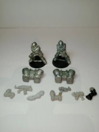 X2 marines espaciales de asalto metal oldhammer
