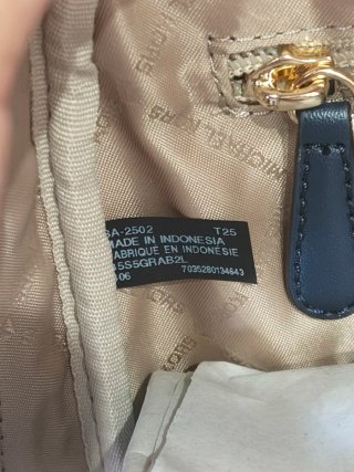 Zaino Michael Kors Blu e Oro