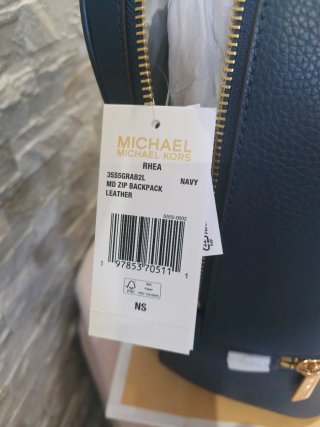 Zaino Michael Kors Blu e Oro