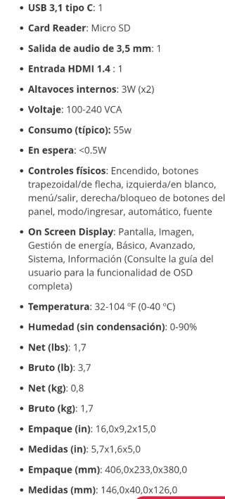 Proyector LED Portátil ViewSonic M1