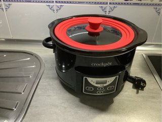 Olla Crockpot Negra Digital