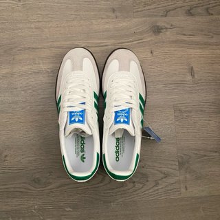 Adidas Samba OG Blancas Verdes Talla 39