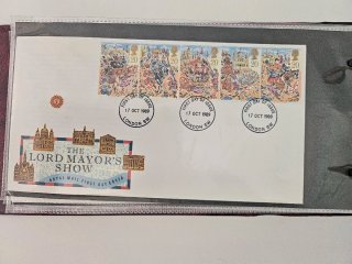 Sobres Día de Emisión Royal Mail 89-90s