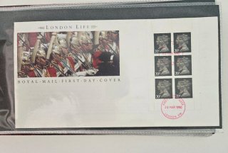 Sobres Día de Emisión Royal Mail 89-90s