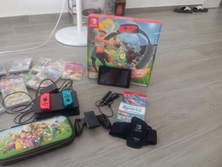 Consola Nintendo Switch + Juegos y Accesorios
