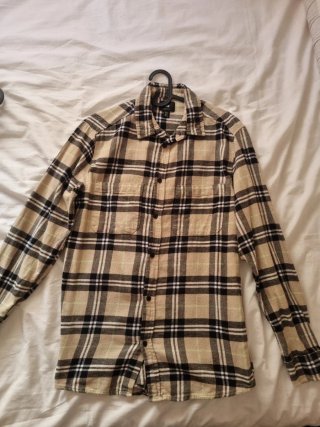 Camisa cuadros H&M Talla S
